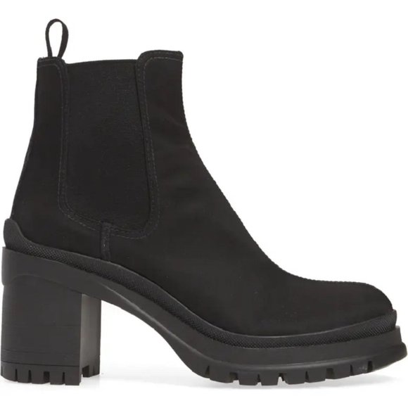 Prada  Silky Nylon Chelsea Logo Boot - Picture 1 of 16